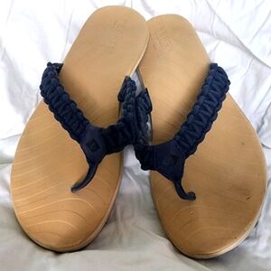 Sperry Navy Sandals